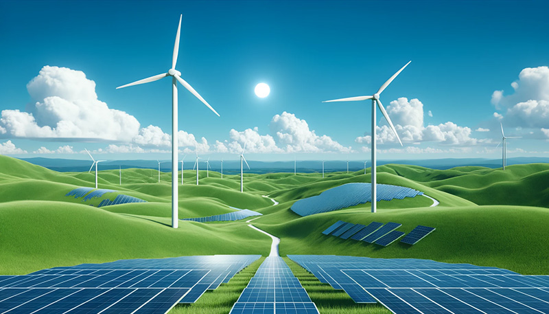 Wind and solar power generation
