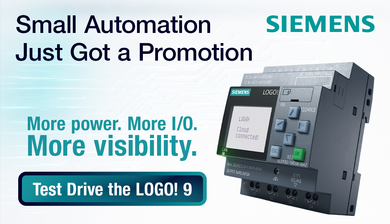 Siemens LOGO! 9 PLC Built for Everyday Automation